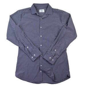 Mizzen+Main Mens X Large‎ Trim Fit Gingham Button Down Shirt American Made